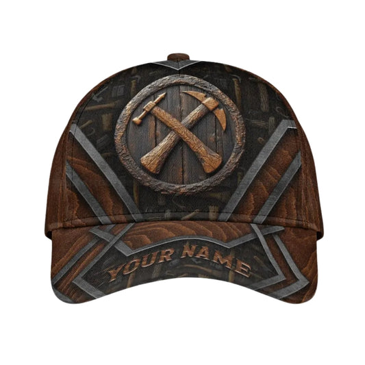 Custom Name Carpenter Baseball Cap, Custom Carpenter Hats Caps For Woodworkers CP0095