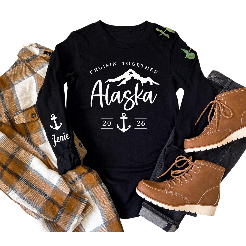 Personalized Alaska Cruisin Together Sweatshirt, Custom Cruise Trip Alaska Matching Sweatshirt ET1506