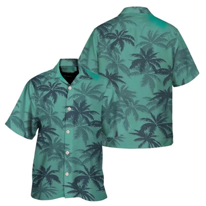 Palm Tree Hawaiian Shirts Men Women, Tropical Hawaiian Shirts HE0188