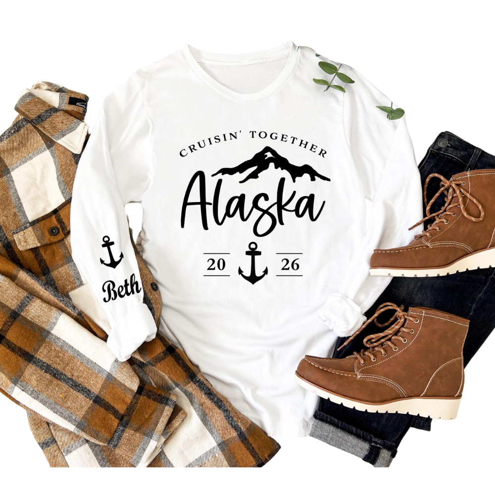 Personalized Alaska Cruisin Together Sweatshirt, Custom Cruise Trip Alaska Matching Sweatshirt ET1506