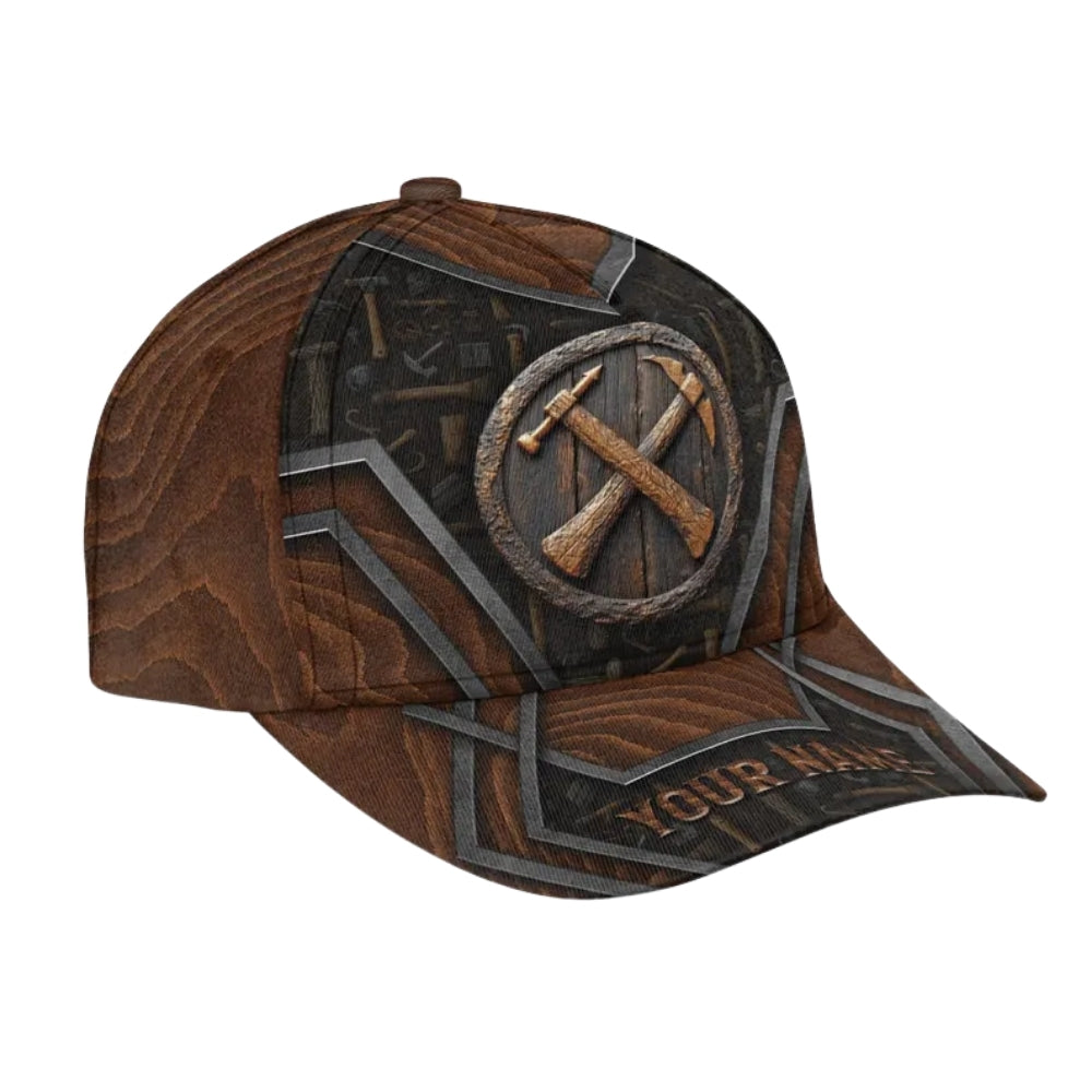 Custom Name Carpenter Baseball Cap, Custom Carpenter Hats Caps For Woodworkers CP0095