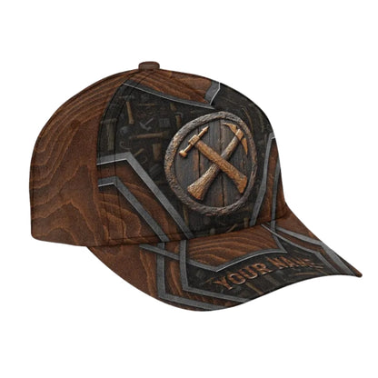 Custom Name Carpenter Baseball Cap, Custom Carpenter Hats Caps For Woodworkers CP0095