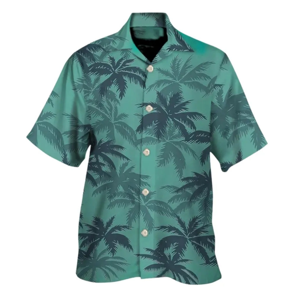 Palm Tree Hawaiian Shirts Men Women, Tropical Hawaiian Shirts HE0188