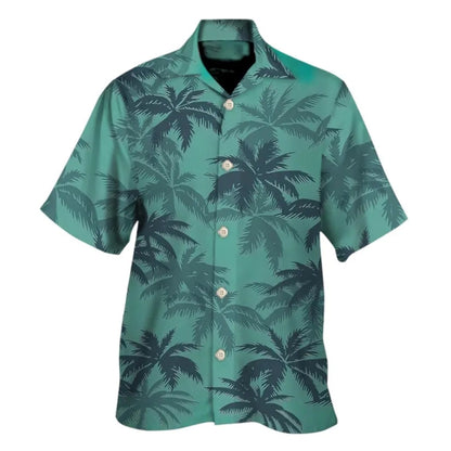 Palm Tree Hawaiian Shirts Men Women, Tropical Hawaiian Shirts HE0188