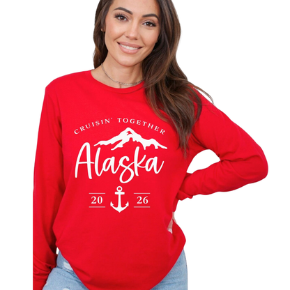 Personalized Alaska Cruisin Together Sweatshirt, Custom Cruise Trip Alaska Matching Sweatshirt ET1506