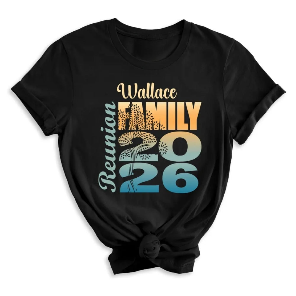 Custom Family Reunion 2026 T Shirts, Custom Family Reunion Matching Shirts ET0090
