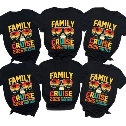 Family Cruise Making Memories Together Matching Family T Shirts, Matching Family Cruise Trip Shirts ET0389