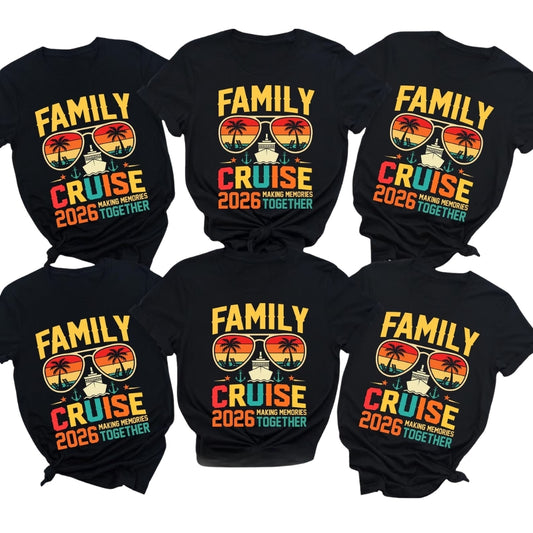 Family Cruise Making Memories Together Matching Family T Shirts, Matching Family Cruise Trip Shirts ET0389