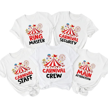 Circus Matching Birthday Family T Shirt, Circus Birthday Matching Shirts For Family ET0685