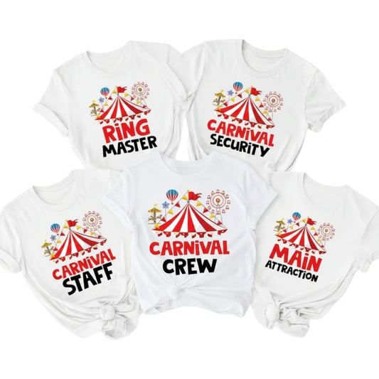 Circus Matching Birthday Family T Shirt, Circus Birthday Matching Shirts For Family ET0685