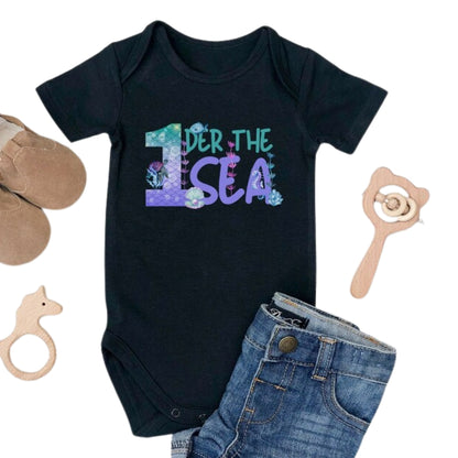 One-der The Sea Custom First Birthday Family Matching T Shirts, Custom Family 1st Birthday Shirts ET1110