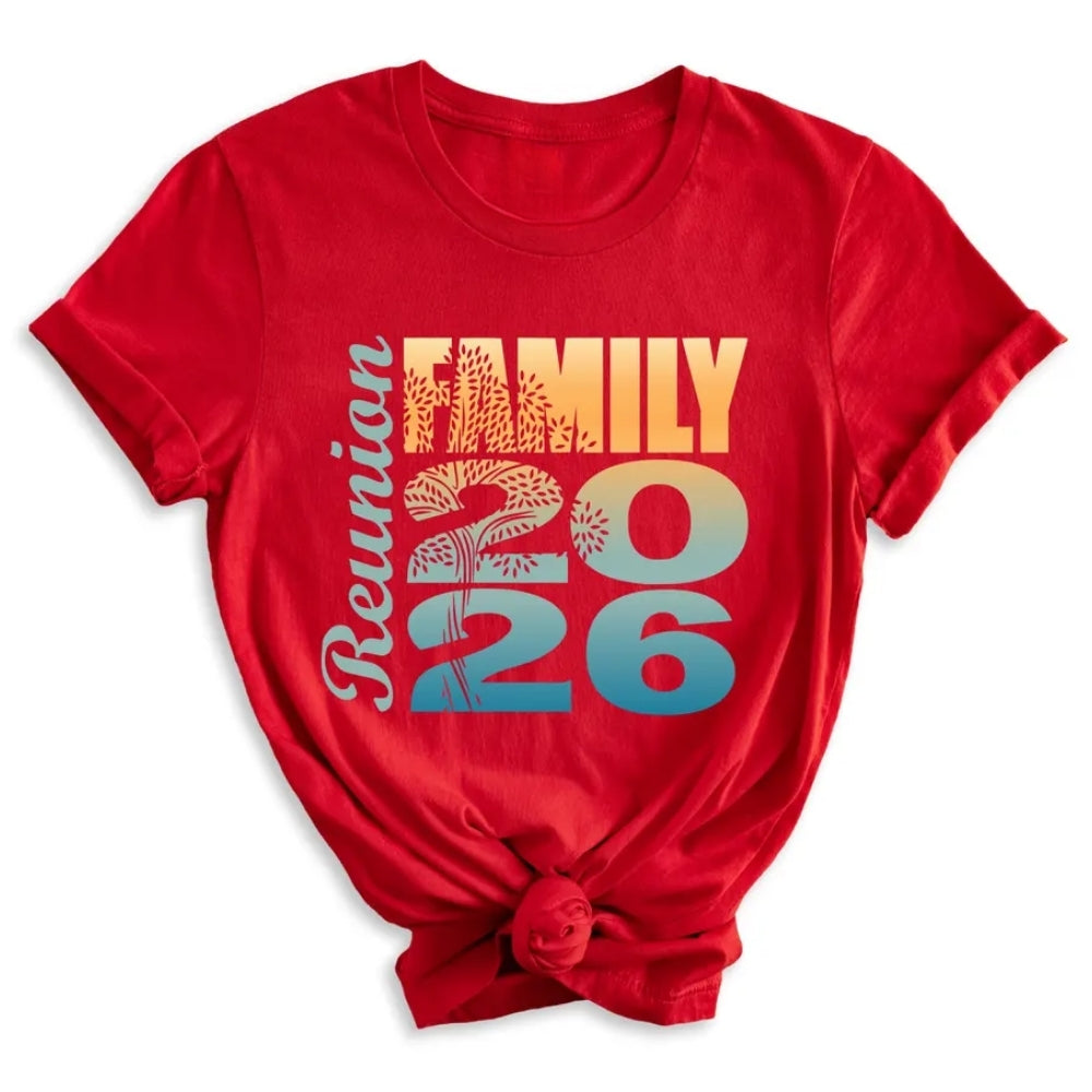 Custom Family Reunion 2026 T Shirts, Custom Family Reunion Matching Shirts ET0090