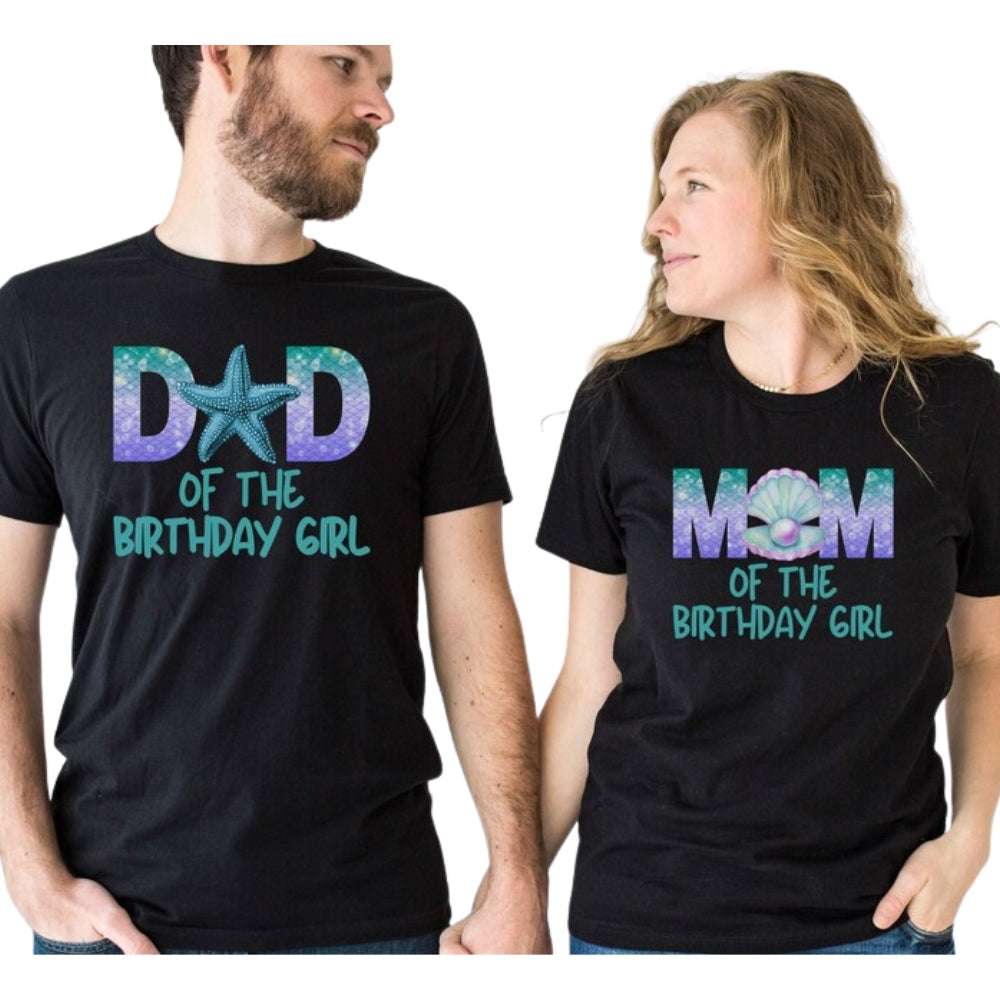 One-der The Sea Custom First Birthday Family Matching T Shirts, Custom Family 1st Birthday Shirts ET1110