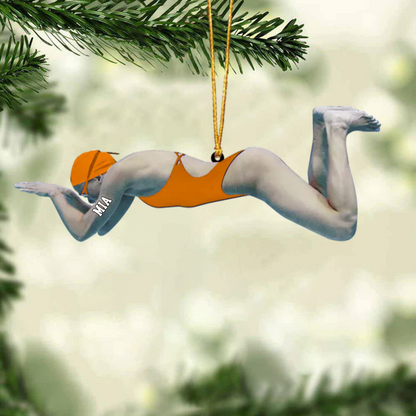 2024 New Release Personalized Swimmer Acrylic Ornament, Gift For Swimming Lovers/Swimmer OO1771