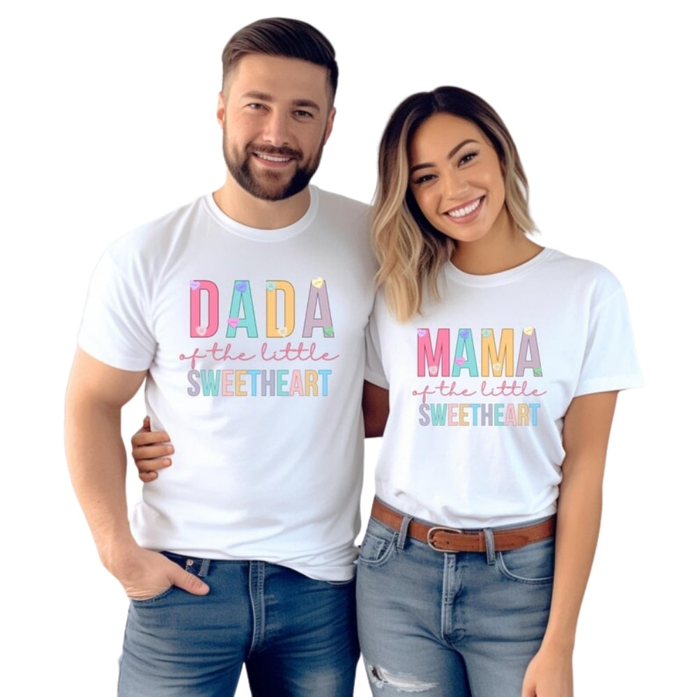One Little Sweetheart Matching First Birthday Family T Shirt, Custom 1st Birthday Matching Shirts For Family ET0359