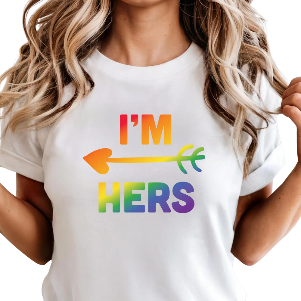 She's Mine I'm Her Matching Lesbian Couple Matching T Shirt, LGBT Lesbian Matching Shirts ET1328