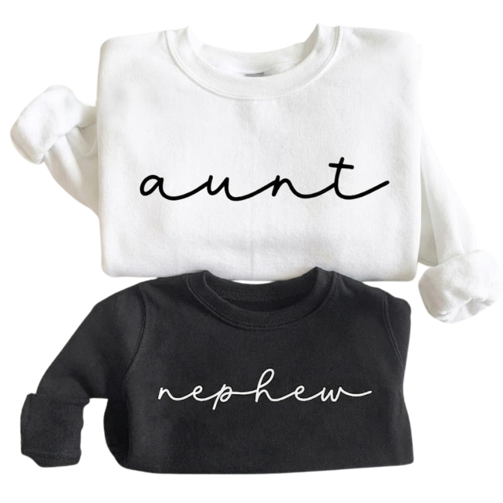 Aunt And Nephew Sweatshirt Matching, Aunt Nephew Sweatshirts ET1436
