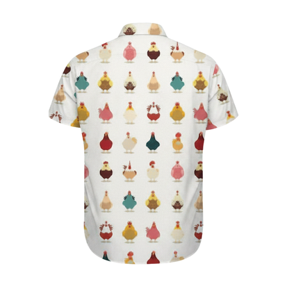 Chicken Hawaiian Shirt Men And Women, Chicken Lover Hawaiian Shirts HE0357