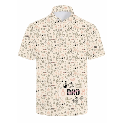 Girl Dad Golf Polo Shirt For Father Day, Father Daughter Golf Shirts GE0445