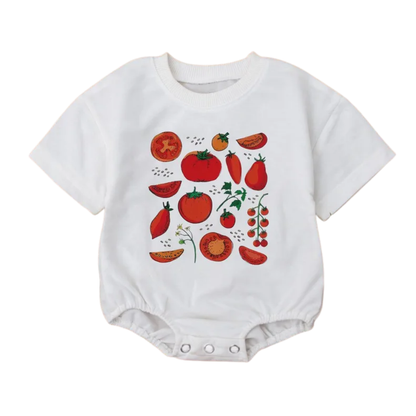 Tomato Baby T-Shirt Bubble Romper, Tomato Baby Romper BB0014