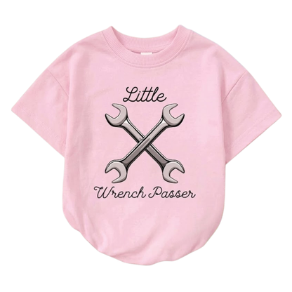 Little Wrench Passer Baby T Shirt Bubble Romper, Mechanic Baby Romper BB0183