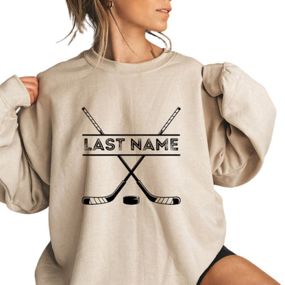 Custom Hockey Sweatshirt, Custom Hockey Lover Sweatshirt 2D0839