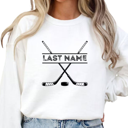 Custom Hockey Sweatshirt, Custom Hockey Lover Sweatshirt 2D0839
