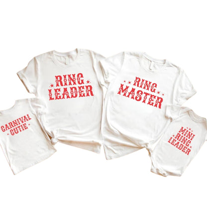 Family Matching Circus Birthday T Shirts, Circus Birthday Party Matching Shirts For Family ET0686