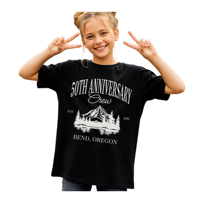 Custom 50th Anniversary Club Matching Family T Shirt, Custom Golden Wedding Anniversary Crew Shirts ET1535