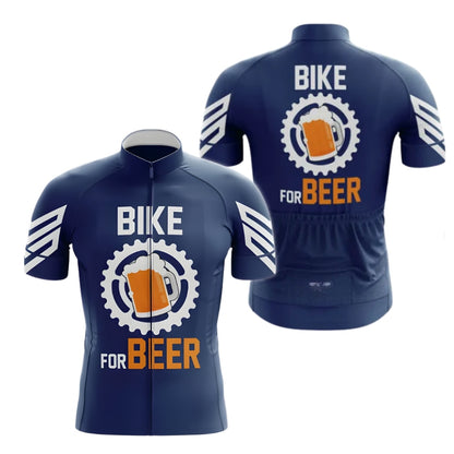 Bike For Beer Men's Cycling Jersey Short Sleeve, Beer Cycling Jerseys CZ0077