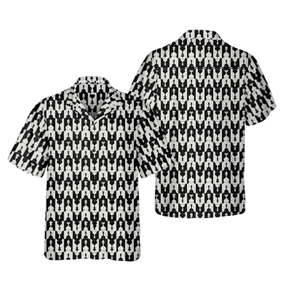 Chess Black And White Hawaiian Shirt Men Women, Chess Hawaiian Shirts HE0236