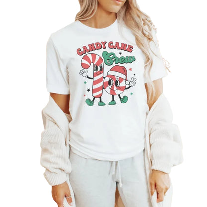 Candy Cane Crew Matching Christmas Family T Shirts, Matching Family Christmas Shirts ET0799