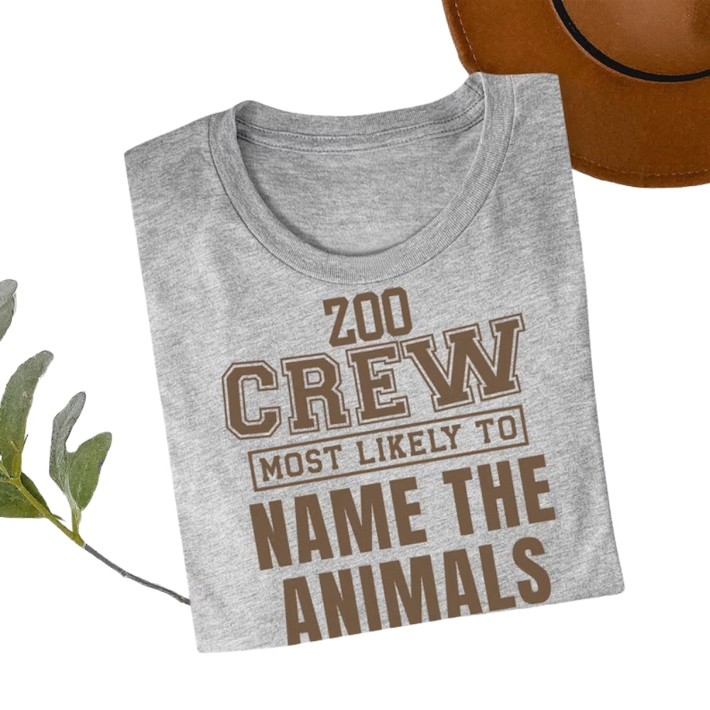 Zoo Crew Most Likely To Matching Family T Shirt, Matching Family Funny Zoo Trip Shirts ET0687