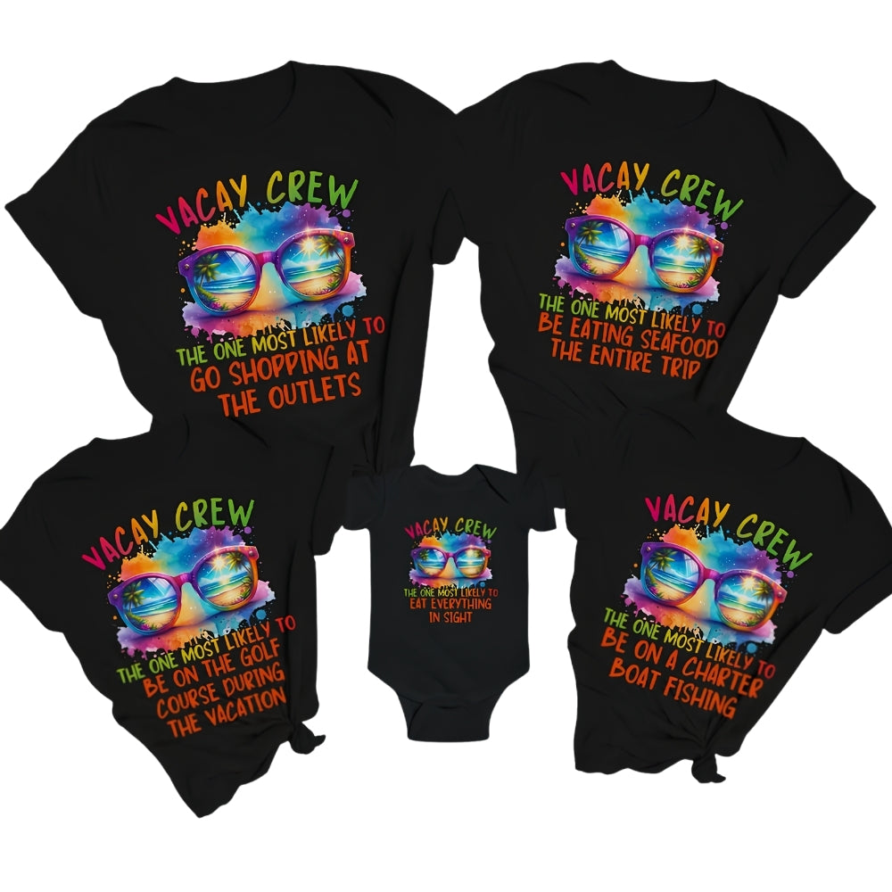 Custom Most Likely To Matching Family Beach Vacation T Shirts, Custom Funny Matching Family Vacation Shirts ET0094