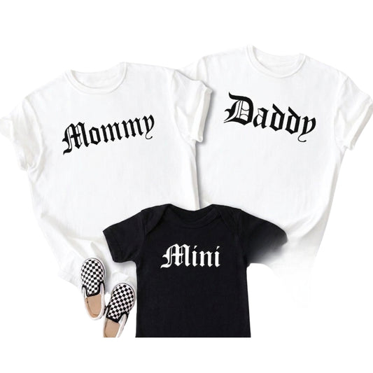 Personalized Family Matching T Shirts, Custom Titles Matching Shirts For Family ET1112