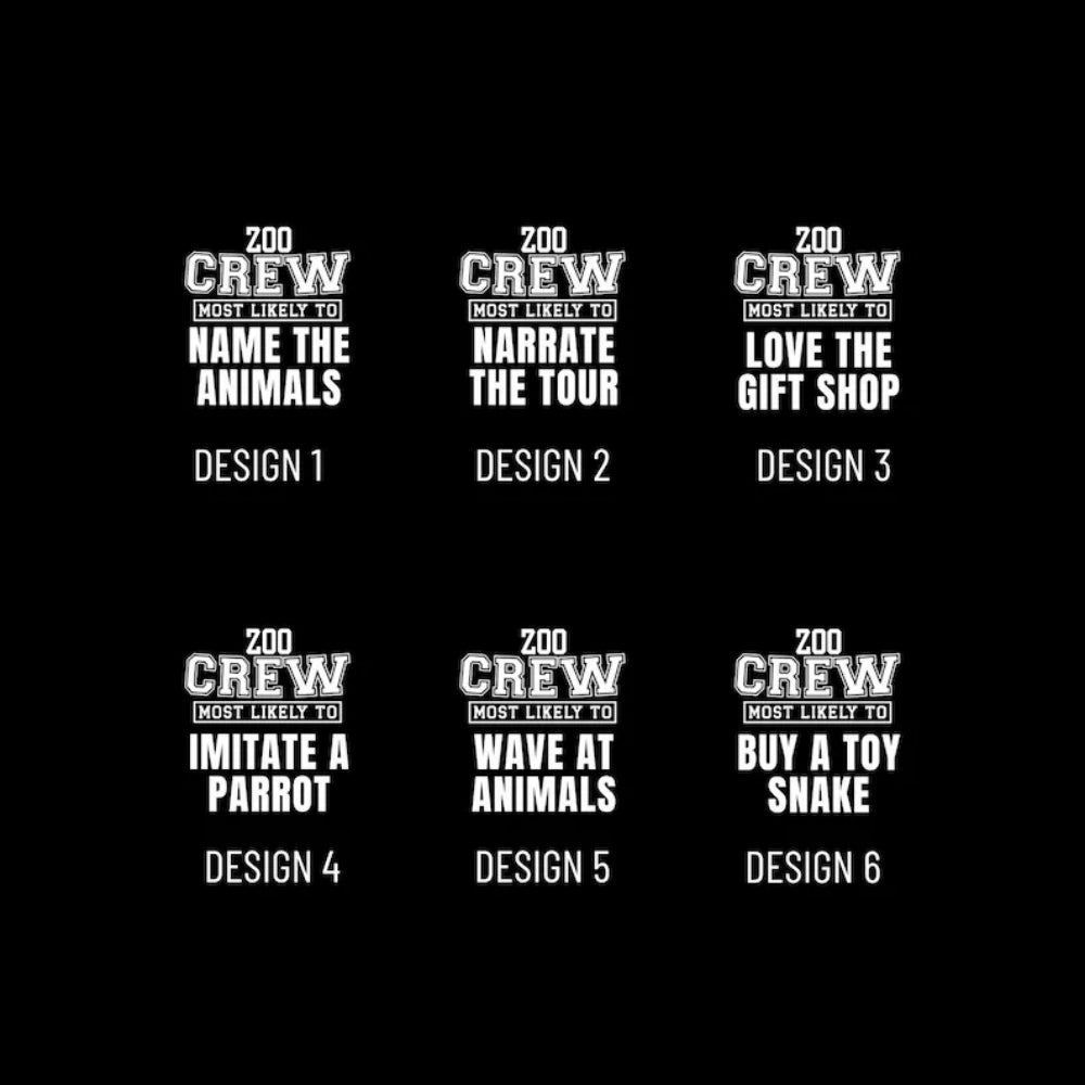 Zoo Crew Most Likely To Matching Family T Shirt, Matching Family Funny Zoo Trip Shirts ET0687