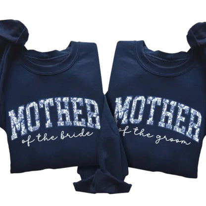 Floral Mother of the Bride Groom Sweatshirt, Party Wedding Sweatshirt 2D0461