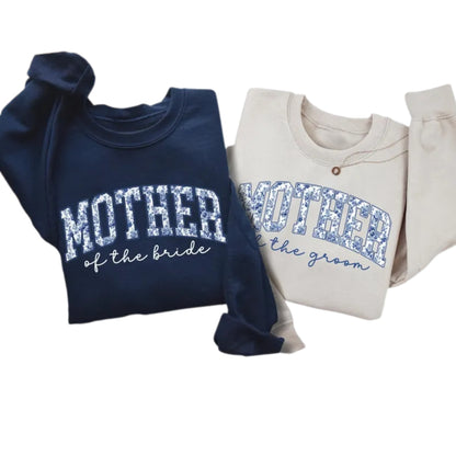 Floral Mother of the Bride Groom Sweatshirt, Party Wedding Sweatshirt 2D0461