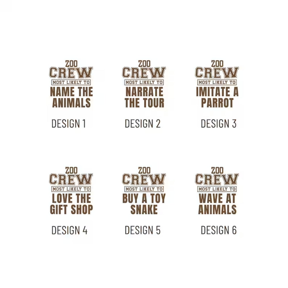 Zoo Crew Most Likely To Matching Family T Shirt, Matching Family Funny Zoo Trip Shirts ET0687