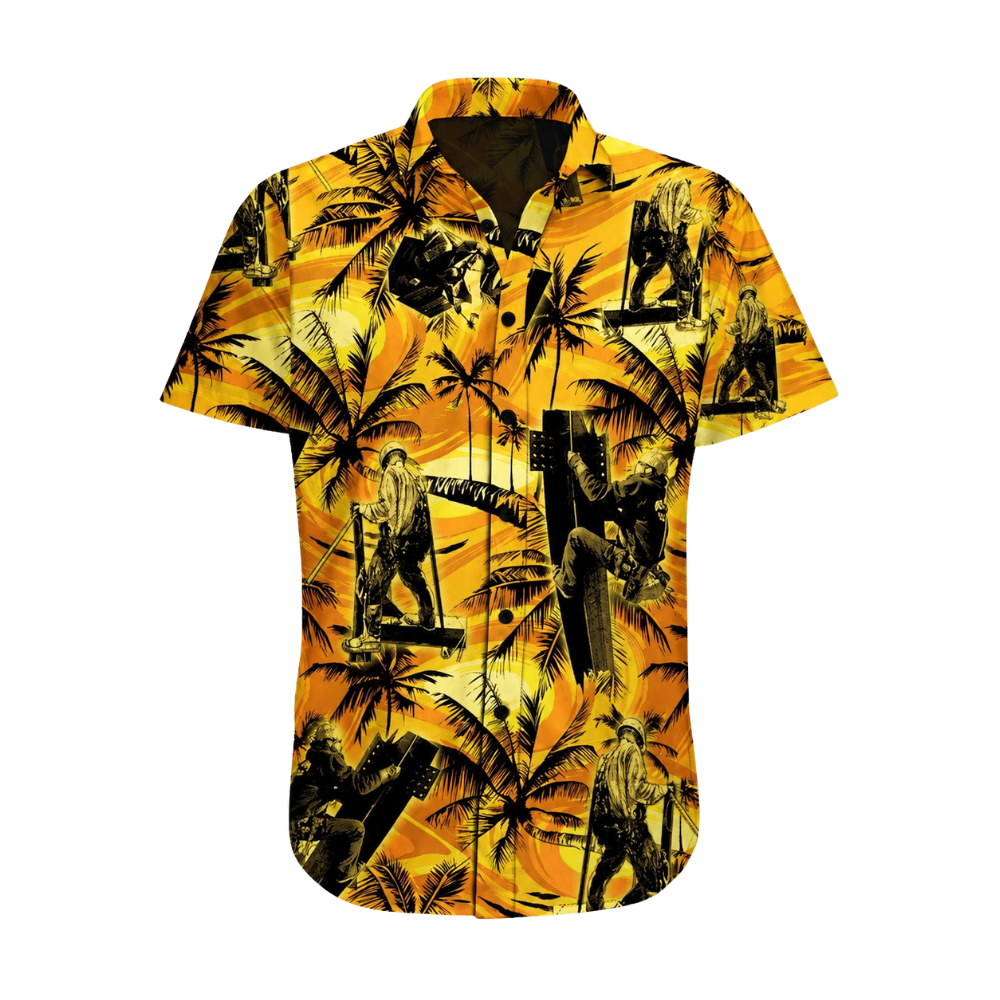 Ironworker Tropical Hawaiian Shirt For Men, Ironworker Hawaiian Shirt HE0249
