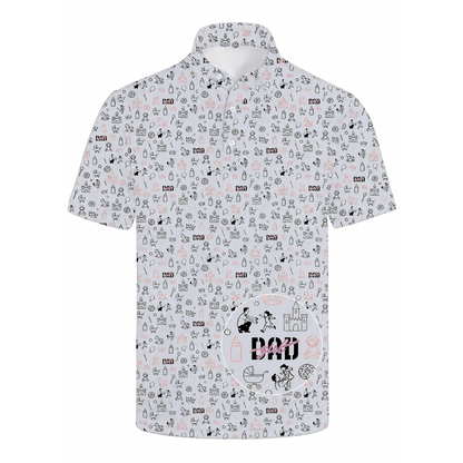 Girl Dad Golf Polo Shirt For Father Day, Father Daughter Golf Shirts GE0445