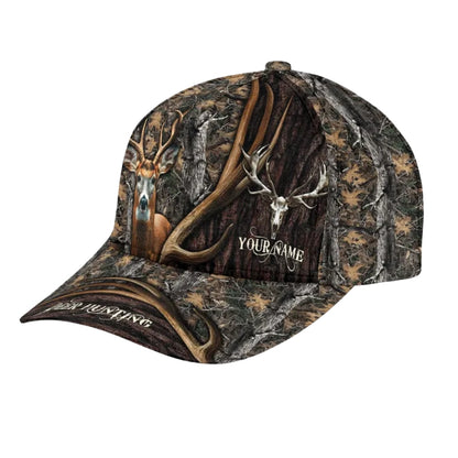 Custom Deer Hunting Camo Baseball Cap, Custom Deer Hunting Caps CP0007