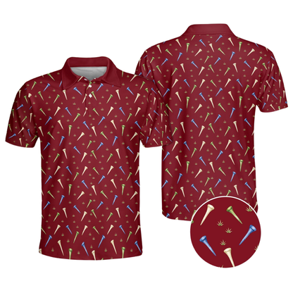 Matching Green Golf Shirt For His And Her, Couple Matching Golf Shirt GE0600