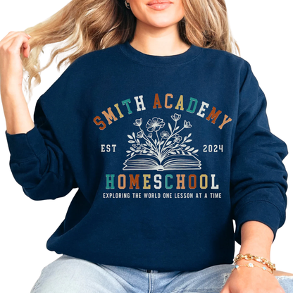 Custom Homeschool Family Matching T Shirt, Personalized Matching Homeschool Family Shirts ET1198