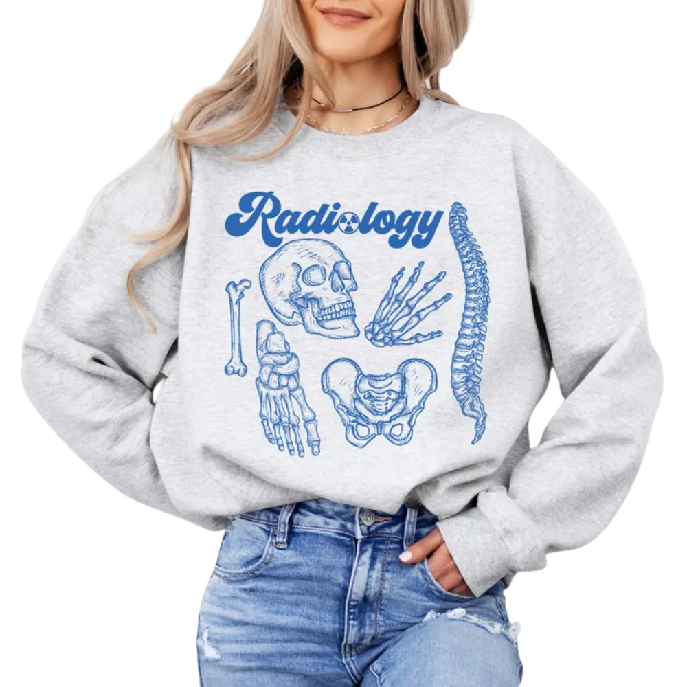 Radiology Sweatshirt For Women, X-ray Technologist Sweatshirt 2D0462
