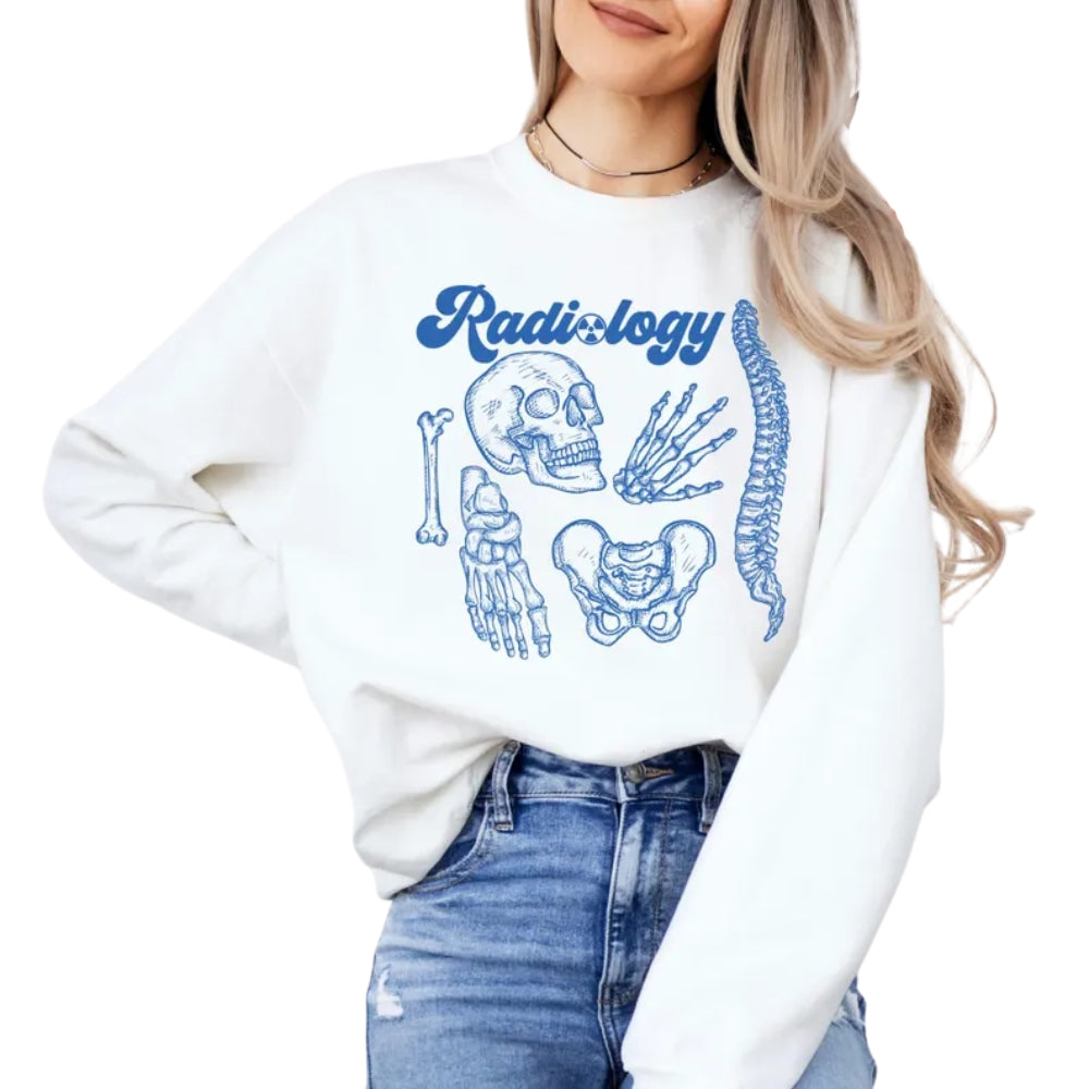 Radiology Sweatshirt For Women, X-ray Technologist Sweatshirt 2D0462