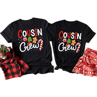 Cousin Crew Christmas Matching T Shirt, Christmas Family Shirt For Cousin ET1453
