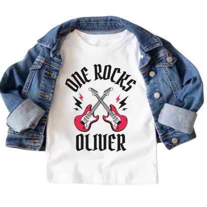Custom Matching Rock Birthday Family T Shirts, Personalized Birthday Rocks Family Shirts ET0688