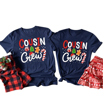 Cousin Crew Christmas Matching T Shirt, Christmas Family Shirt For Cousin ET1453