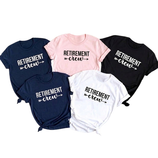 Matching Retirement Crew T Shirt, Retirement Party Matching Shirts ET0889